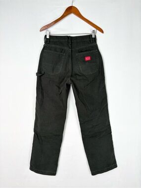 RVCA X Stella Womens Ballin Chain Pants Size 24 Green Straight Leg Cargo